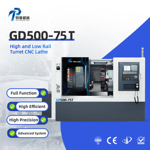 Tour mécanique CNC multi-usages de haute précision pour le travail des métaux, à deux axes, avec alimentation automatique de la barre - Product Image 2