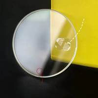 Verres en cristal saphir avec logo laser pour RLX GMT DTN Dj SUB 116610 116234, fenêtre de date anti-rayures
