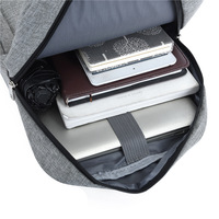 Sac à dos pour ordinateur portable jusqu'à 15,6 pouces, multi-compartiments, imperméable, pour les voyages, l'usage professionnel, l'université
