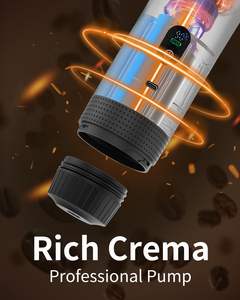 Cafetera Espresso Portátil de 20 Bares, Cafetera Eléctrica de Viaje para Coche, Camping, Senderismo, Compatible con Cápsulas y Café Molido - Product Image 5