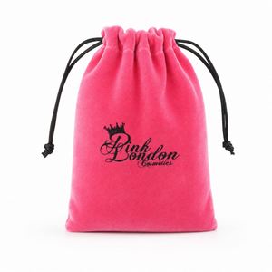 Pochette à boucles d'oreilles en velours, petit sac à cordon personnalisé pour emballage de paires de boucles d'oreilles (clous, pendantes, créoles), pour bijoux et expédition e-commerce - Product Image 3