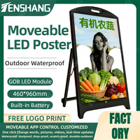 Módulo Gob con Control por Aplicación Móvil, Tamaño Personalizado, Móvil, P1.538-P3, Batería, Pantalla LED Electrónica para Exteriores, Resistente al Agua, para Carteles y Pósteres