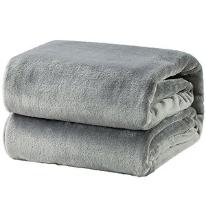 Couverture en molleton de flanelle épaisse en microfibre King Size 100% polyester sur mesure - Product Image 1
