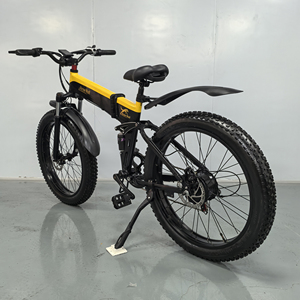 Vélo électrique Snow, cadre pliable en alliage d'aluminium de qualité aérospatiale, moteur haute puissance 1000W, batterie lithium amovible longue portée 48V - Product Image 6