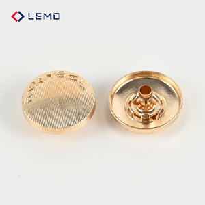 Glissières de fermeture éclair en métal de haute qualité pour jeans et vestes |   Conception à 4 trous sur le manche |   Sans nickel |   Anti-Brass/Gunmetal |   LEMO - Product Image 3