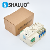 Interrupteur de transfert automatique double puissance, 10 pièces, 2, 3, 4P, 16A, 63a, 100a, 220V, 380V