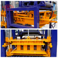 Machine de fabrication de blocs hydraulique entièrement automatique QT5-15 pour la production en série de blocs en usines de moyenne capacité