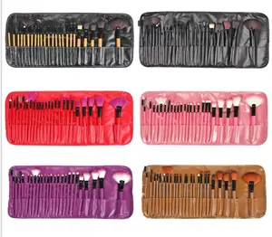 24 Pcs Factory Manufacture Profession Eye Shadow Beauty Makeup Tools Make Up Brush Set Private Label Makeup Brush Set