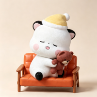 Yubi Bear Figurine en boîte surprise pour la saison des diplômes, en PVC, Panda en peluche, jouet mignon, cadeau, ornement, en stock, fabrication OEM, vente en gros
