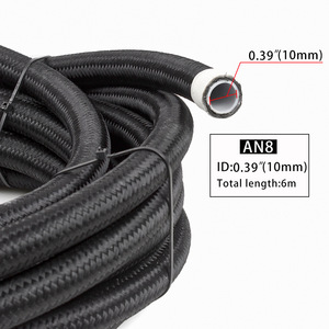 Teflon Oil Cooler Hose <b>PTFE</b> Braided AN6 AN8 AN10 3.6m 6m For Automotive Retrofit Upgrade - Product Image 2