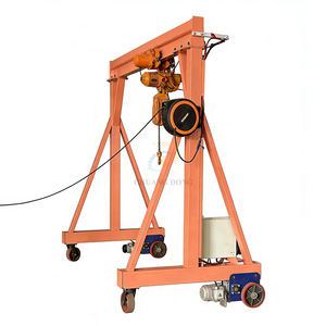 เครนโครงเหล็กขนาดเล็กแบบเคลื่อนย้ายได้ หมุนได้ 360 องศา สำหรับใช้งานภายในและภายนอกอาคาร รับน้ำหนัก 0.5 ถึง 5 ตัน พร้อมรอกไฟฟ้าสำหรับขาย - Product Image 3