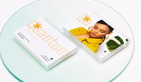 Trépied de haute qualité avec logo personnalisé, carte de visite professionnelle avec impression offset sur matériau laser
