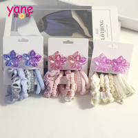 Ensemble d'accessoires capillaires mignons : mini pinces à cheveux fleuries et chouchous en tissu doux – Lot de 10 pièces – Vente en gros – Usine FAMA