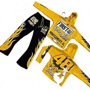 Sweat à capuche surdimensionné pour homme en molleton 100 % coton épais avec broderie personnalisée et impression DTG, logo arrière, offre ODM - Product Image 2