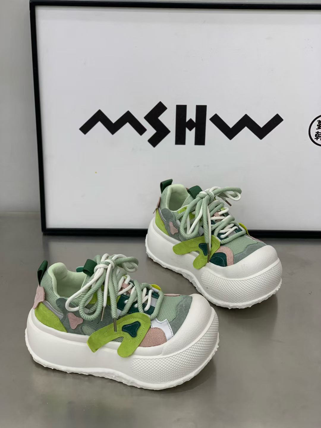 Acid Green & Sweet Pink