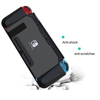 Étui Dockable Compatible avec Nintendo, Coque de Protection en TPU avec Poignée Confortable, Accessoires d'Étui Original pour Switch
