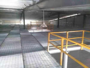 Plateforme de mezzanine en acier pour entrepôt, système de poteaux et poutres en acier durable, adapté à l'industrie - Product Image 4