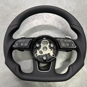 Volant sport en cuir JIANSHAN pour modèles <span class=keywords><strong>Audi</strong></span> B9/B8/<span class=keywords><strong>Q5</strong></span>/Q3/A3/A4/A5/A7/S3/S4/Rs3 - Product Image 1