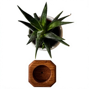 Rectangle Wooden Eco Friendly <b>Tea</b> Light Holder Handmade Candle <b>Stand</b> Brown Christmas Decorative Home Decoration Durable - Product Image 3