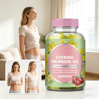 OEM Evening Primrose Oil Gummies Women Hormone Balance Support PMS Relief Soft Candy 60 Count Dietary Supplement Manufacturer