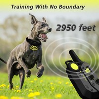 Professional Dog Trainer Choice Beep Vibrate Shock 3 Modi Wasserdicht 2950FT Fernbedienung wiederauf ladbar Anti wiederauf ladbar