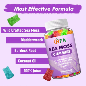 Gomitas de Musgo Marino Personalizadas con Musgo Marino Irlandés para Apoyar el Sistema Inmunológico y la Pérdida de Peso - Product Image 6