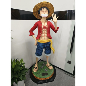 Vente flash - Figurine d'anime - Statue en fibre de verre et résine - Sculpture artistique de Monkey D. <span class=keywords><strong>Luffy</strong></span> - Product Image 6