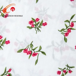 CHUNNUO Textile 100% Poly SPH Tissu Poka Imprimé <span class=keywords><strong>ROSALINDA</strong></span> Tissu 140GSM pour robe de femme - Product Image 6