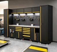 Armoire à outils modulaire en acier robuste personnalisable, idéale pour la maintenance en garage, l'atelier et la solution de rangement
