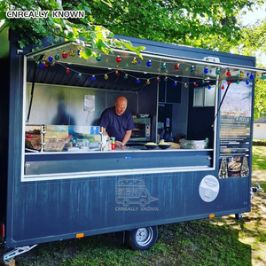 Square Cotton DOT CE Certified Fully Equipped For Candy Machine Ice Cream Hamburger Fast Food Street <b>Concession</b> <b>Trailer</b> - Product Image 1