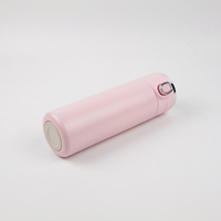 Termo Inteligente de Acero Inoxidable de 420 ml con Apertura de un Toque, Botella de Agua Térmica Inteligente con Tapa con Pantalla LED de Temperatura