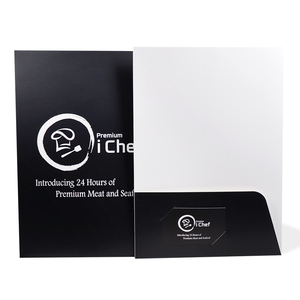 Bìa Giấy Trình Bày Logo Tùy Chỉnh Thiết Kế Mới 2022 Thân Thiện Với Môi Trường Có Túi - Product Image 4