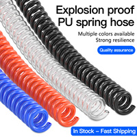 Tuyau flexible en spirale en PU TPU, tuyau pneumatique à ressort, tube de compresseur de frein à air, pièces pneumatiques flexibles de haute qualité L1