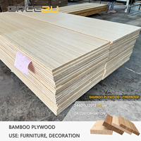 Planches de bambou modernes sur mesure, grandes, 8x4, triplées, en bambou, placage de 9 mm, décoration de meubles