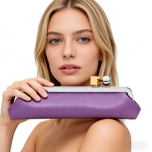 Nuova Borsa Clutch Geometrica di Lusso per Donne, Elegante Borsa da Sera in Pelle PU Premium per Feste Formali, Matrimoni e Balli di Gala - Product Image 1