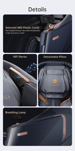 Deepsleep De-a80l Bibo Silla con Reposapiés Separado, Diseño de Reposapiés Flotante Independiente, Calefacción con Bolsa de Aire, Spa en Casa De-a80l Bibo - Product Image 3