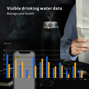 Bottiglie d'Acqua Intelligenti in Acciaio Inox IoT con App Tuya per Smartphone, Registrano Quantità di Bevande in Once o Millilitri - Product Image 4