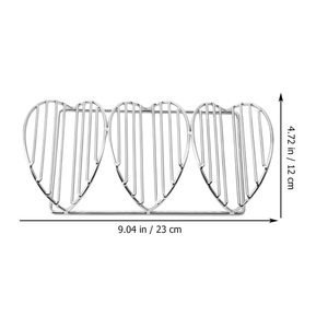 Parties Tray Heart Tortillas Chicken Holders Plate Mexican Grilling <strong>Tacos</strong> Holder <strong>Love</strong> Holds Rack Burritos Household Shelf - Product Image 6