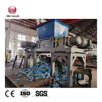 Regulus pilihan terbaik plastik PP PE casing bahan kepala karet PVC dan bahan tipis lainnya penghancur poros ganda