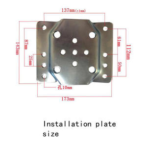 1200lbs boulonné bateau Marine 6 "supports de <span class=keywords><strong>roue</strong></span> en acier <span class=keywords><strong>manivelle</strong></span> remorque cric pivotant <span class=keywords><strong>roue</strong></span> <span class=keywords><strong>jockey</strong></span> pour Yacht RV remorques accessoires - Product Image 5