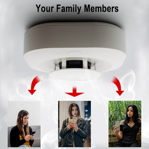 Détecteur intelligent WiFi, application Smart Life, compatible avec <span class=keywords><strong>Google</strong></span> Assistant Alexa, système <span class=keywords><strong>de</strong></span> sécurité incendie, capteur <span class=keywords><strong>de</strong></span> <span class=keywords><strong>fumée</strong></span>, fonctionne avec Tuya - Product Image 6