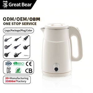 Bollitore elettrico a doppia parete Great Bear da 2,5 litri, bollitore per tè con funzionamento <span class=keywords><strong>One</strong></span> Touch e interno in acciaio inossidabile - Product Image 1