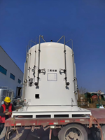 Tanque Microbulk de 5000L y 1.6mpa para LOX, LN2 y LAR, Estándar GB y ASME