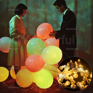 Bán buôn Mini <span class=keywords><strong>LED</strong></span> flash bóng đèn nhiều màu sáng Vòng đèn cho Giáng sinh Wedding party bóng trang trí ánh sáng - Product Image 6