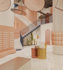 Sang trọng Arabic mỹ phẩm cửa hàng trưng bày Showcase thương hiệu người phụ nữ Nước Hoa Cửa hàng trang trí đồ nội thất Nước hoa Showcase hiển thị - Product Image 2