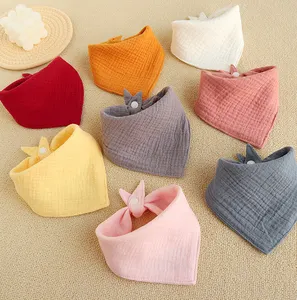 New Color Product Ideas Bib Cotton Baby Baby Muslin Bibs