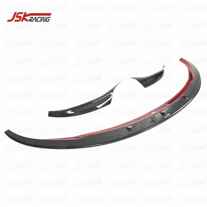 Lèvre avant en fibre de carbone de style <span class=keywords><strong>Jsk</strong></span> pour Tesla Model <span class=keywords><strong>3</strong></span> 2023-2024 Lèvre de pare-chocs de voiture de haute qualité modifiée améliorée - Product Image 3