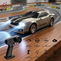 Chengji 4wd eléctrico de alta velocidad de carreras Rc coche recargable experiencia de simulación Rc Mini Drift Control remoto coche 1:64