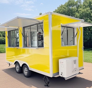 Remolque móvil de comida rápida que vende desayuno hecho en China para Hot Dog Pizza Street Vending - Product Image 3