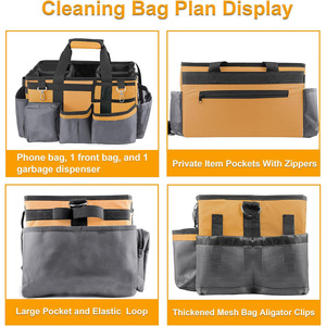 Bolsa Organizadora Extra Grande, Bolsa de Limpieza, Bolsa de Herramientas Multifuncional Personalizada de Oxford para Electricistas y Trabajos Domésticos - Product Image 3